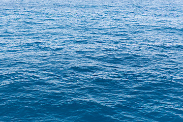 Image showing sea or ocean blue water surface