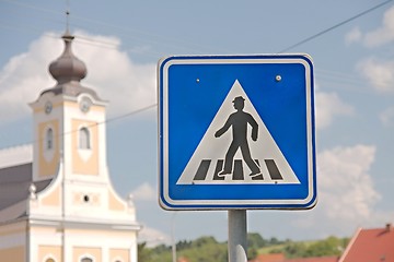Image showing Pedestrian Crossing Sign