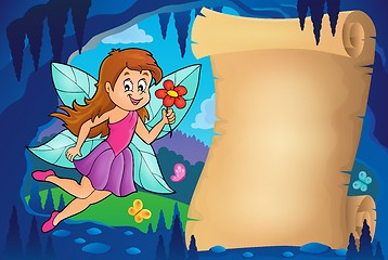 Image showing Parchment in fairy tale cave image 5