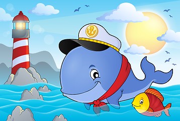 Image showing Sailor whale theme image 3
