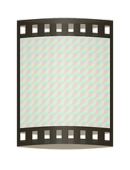 Image showing abstract optical illusion background. The film strip