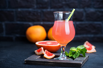 Image showing grapefruit juice