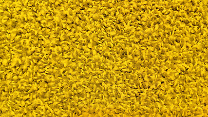 Image showing Bright yellow carpet texture