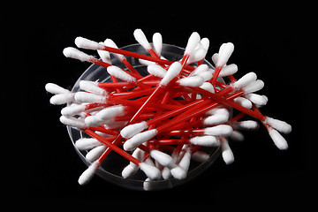 Image showing Cotton sticks 