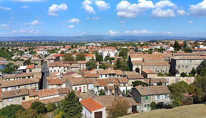 Image showing Panorama of Carcassonne, France