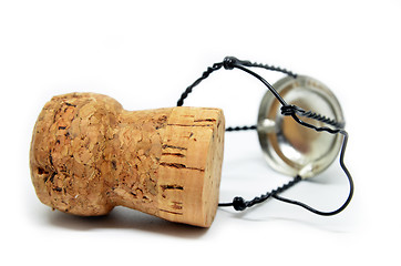 Image showing Cork from champagne bottle