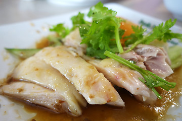 Image showing Singapore chicken rice