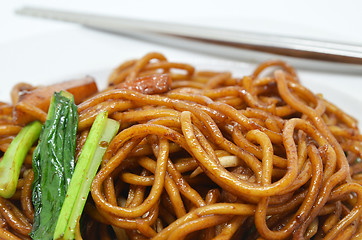 Image showing Vegetable fried noodle