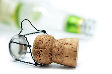 Image showing Cork from champagne bottle