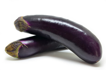 Image showing Fresh raw eggplant