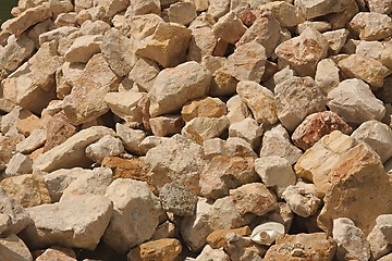 Image showing Pile of stones