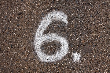 Image showing Number Six Sign
