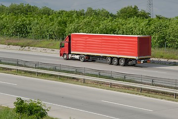 Image showing Truck on the highway