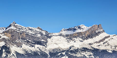Image showing Alpine Crest in Winter