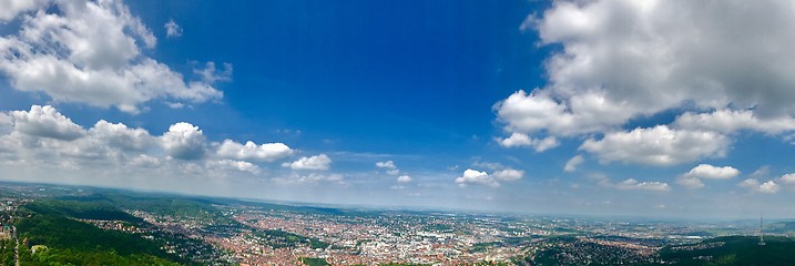 Image showing Panoramic view of Stuttgart, Germany