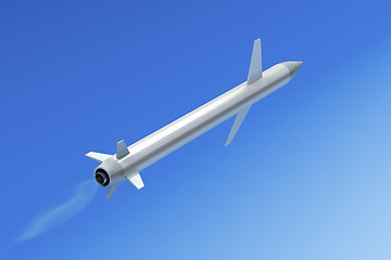 Image showing Flying cruise missile