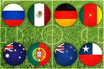 Image showing Confederations Cup countries