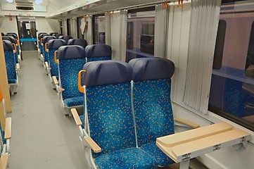 Image showing Passenger Train interior