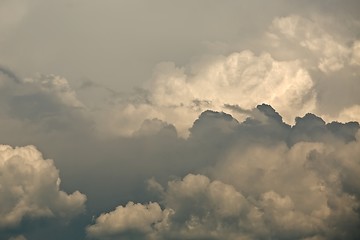 Image showing Stormy clouds in the sky