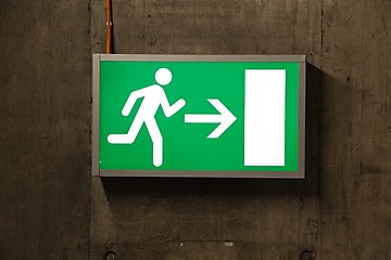 Image showing Emergency Exit Sign