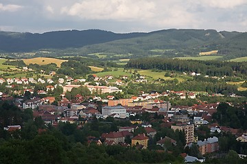 Image showing View over Vizovice, Czech Republic