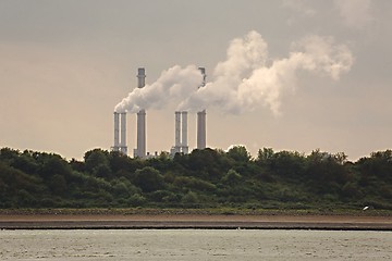 Image showing Smoking power plant