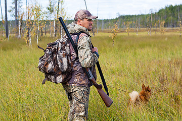 Image showing hunting on the swamp