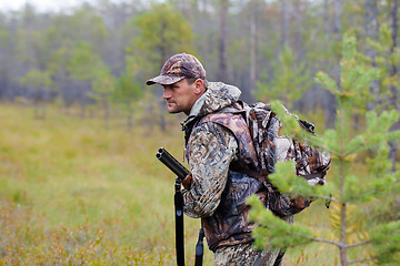 Image showing hunter with gun