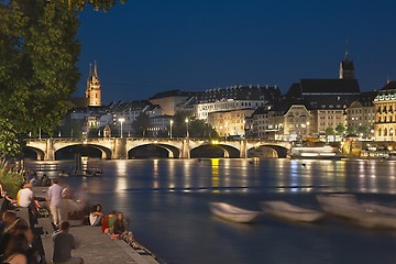 Image showing Basel at Night