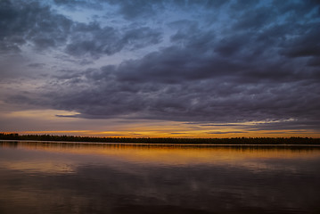 Image showing Cloudy sky in Ranua