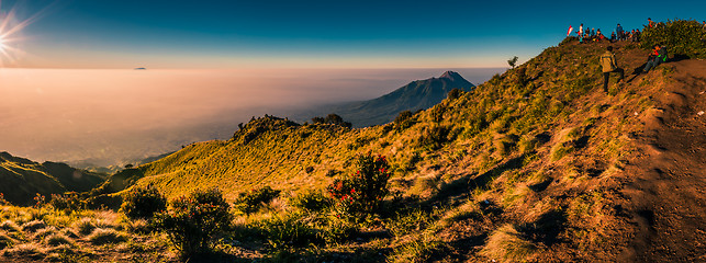 Image showing Hiking in Indonesia