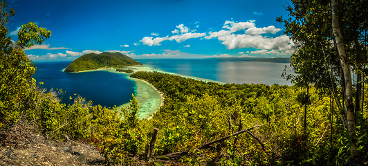 Image showing Wilderness of island