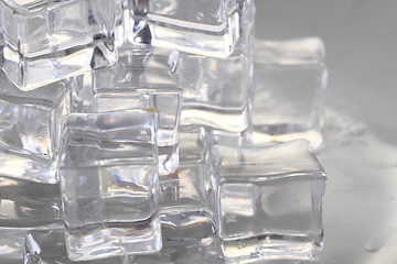 Image showing ice cubes background