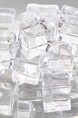 Image showing ice cubes background