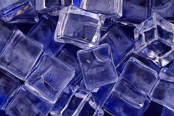 Image showing ice cubes background