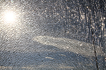 Image showing damaged glass texture