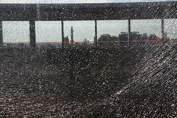 Image showing damaged glass texture