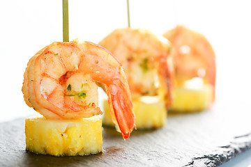 Image showing sweet and spicy shrimps