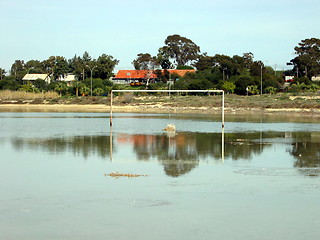 Image showing Salt lake it. Larnaca. Cyprus