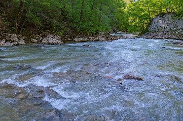 Image showing Mountain river