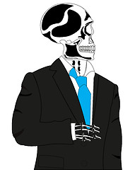 Image showing Skeleton in suit