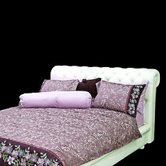 Image showing Purple bedding