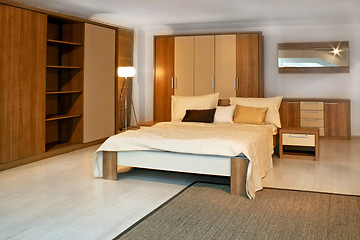 Image showing Wooden bedroom 3