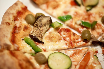 Image showing close up of pizza