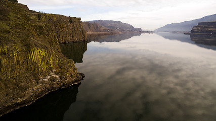 Image showing Columbia River Gorge Horsethief Butte