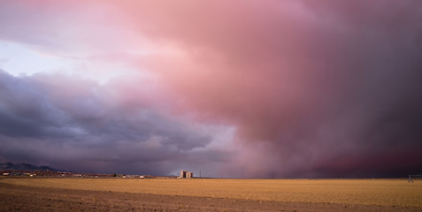 Image showing Storm Clouds Gather Great Basin Utah Near Milford