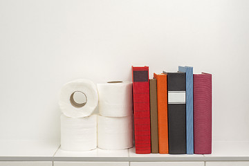 Image showing Read books in the bathroom