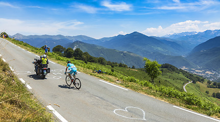 Image showing The Cyclist Andriy Grivko - Tour de France 2015