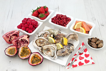 Image showing Aphrodisiac Love Food