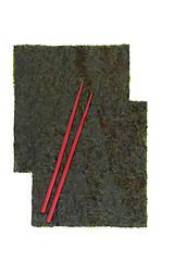 Image showing Japanese Nori Edible Seaweed